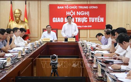 Đồng chí Phạm Minh Chính, Ủy viên Bộ Chính trị, Bí thư Trung ương Đảng, Trưởng Ban Tổ chức Trung ương chủ trì hội nghị. Ảnh: TTXVN phát Đồng chí Phạm Minh Chính, Ủy viên Bộ Chính trị, Bí thư Trung ương Đảng, Trưởng Ban Tổ chức Trung ương chủ trì hội nghị. Ảnh: TTXVN phát