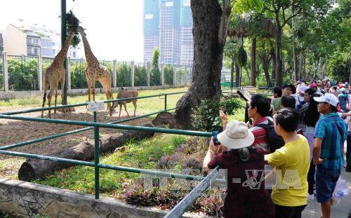 Người dân tham quan Thảo cầm Viên, Quận 1, Thành phố Hồ Chí Minh vào dịp lễ. Ảnh: An Hiếu – TTXVN Người dân tham quan Thảo cầm Viên, Quận 1, Thành phố Hồ Chí Minh vào dịp lễ. Ảnh: An Hiếu – TTXVN