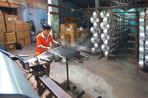 Làng dệt “giữa phố“ ảnh 5