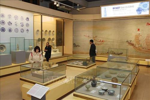 Một góc không gian trưng bày. Ảnh: Thanh Tùng-TTXVN Một góc không gian trưng bày. Ảnh: Thanh Tùng-TTXVN