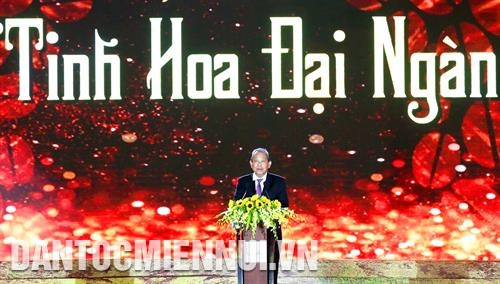 Phó Thủ tướng Thường trực Chính phủ Trương Hòa Bình phát biểu tại Lễ khai mạc. Ảnh: Trọng Đạt