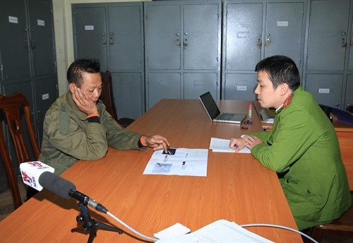 Đối tượng Nguyễn Văn Kỳ tại cơ quan điều tra