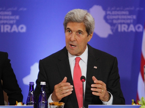 Ngoại trưởng Mỹ John Kerry. AFP/TTXVN