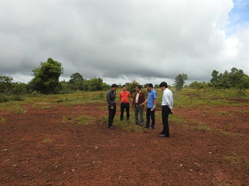 Khu vực đất công bị người dân vào lấn chiếm. Ảnh: Anh Dũng - TTXVN Khu vực đất công bị người dân vào lấn chiếm. Ảnh: Anh Dũng - TTXVN