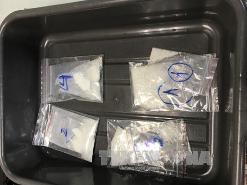 Số ma túy bị thu giữ. Ảnh: Hoàng Hải-TTXVN