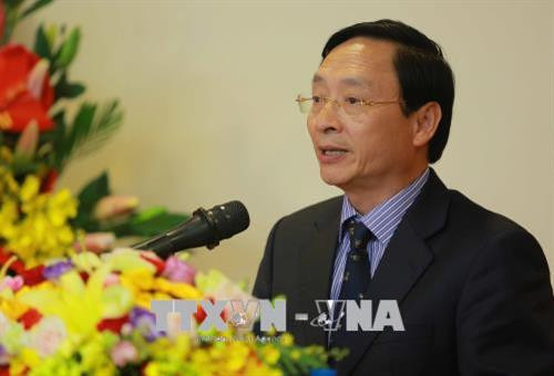 Đồng chí Bùi Khắc Sơn, Phó Chủ tịch chuyên trách Liên hiệp các tổ chức hữu nghị Việt Nam phát biểu tại đại hội. Ảnh: Dương Giang – TTXVN Đồng chí Bùi Khắc Sơn, Phó Chủ tịch chuyên trách Liên hiệp các tổ chức hữu nghị Việt Nam phát biểu tại đại hội. Ảnh: Dương Giang – TTXVN