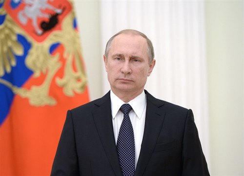 Tổng thống Nga Vladimir Putin tại thủ đô Moskva ngày 15/7. AFP/TTXVN
