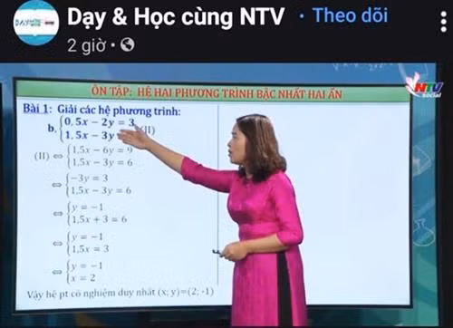 Ngoài việc học trực tiếp khi chương trình phát sóng, học sinh có thể theo dõi lại bài giảng qua các ứng dụng của Đài PTTH Nghệ An. Nguồn: dantri.com.vn