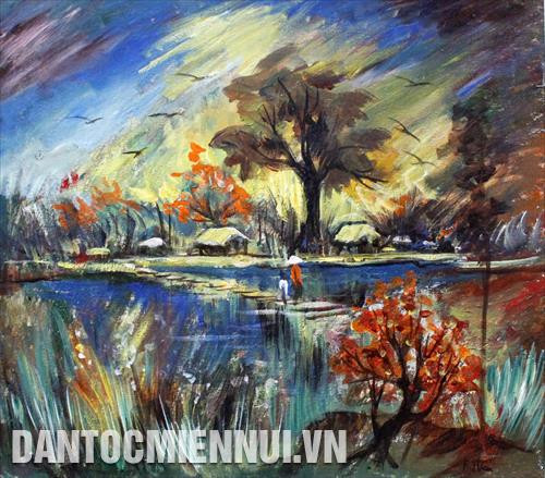 Một số tác phẩm được trưng bày tại triển lãm