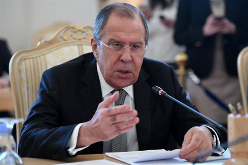 Trong ảnh (tư liệu): Ngoại trưởng Nga Sergei Lavrov tại một sự kiện ở Moskva ngày 22/3. AFP/TTXVN