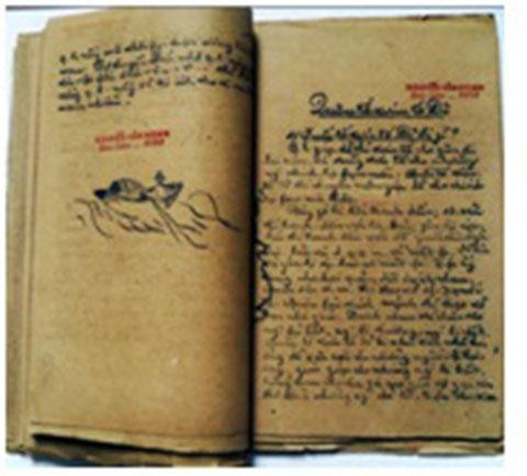 Một số trang nội dung sách "Đường Kách mệnh" của lãnh tụ Nguyễn Ái Quốc, năm 1927. Ảnh: baotanglichsu.vn Một số trang nội dung sách "Đường Kách mệnh" của lãnh tụ Nguyễn Ái Quốc, năm 1927. Ảnh: baotanglichsu.vn