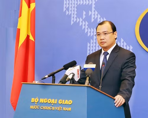 Người Phát ngôn Bộ Ngoại giao Lê Hải Bình. Ảnh: TTXVN