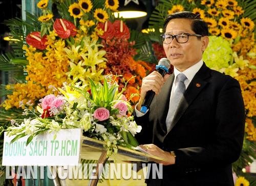 Ông Im Hen, Tổng lãnh sự Campuchia tại Thành phố Hồ Chí Minh phát biểu tại Ngày hội