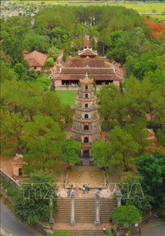 Toàn cảnh chùa Thiên Mụ. Ảnh: Nhật Anh - TTXVN Toàn cảnh chùa Thiên Mụ. Ảnh: Nhật Anh - TTXVN