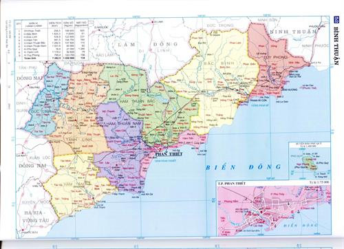 Bản đồ tỉnh Bình Thuận – Vị trí địa lý và các đơn vị hành chính. Ảnh : itgate.com.vn Bản đồ tỉnh Bình Thuận – Vị trí địa lý và các đơn vị hành chính. Ảnh : itgate.com.vn