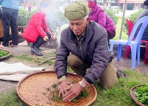 Phần thi sao chè của đội Hồng Thái 2.