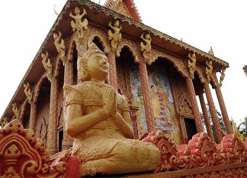 Một góc không gian kiến trúc độc đáo, sinh động. Ảnh: An Hiếu - TTXVN