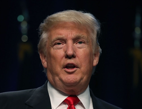 Ứng viên Tổng thống của đảng Cộng hòa Donald Trump phát biểu tại Baltimore, Maryland ngày 12/9. AFP/TTXVN