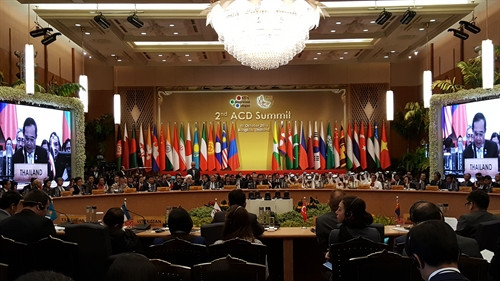 Quang cảnh Hội nghị cấp cao Đối thoại Phát triển Châu Á lần thứ hai tại thủ đô Băngkok, Thái Lan. Ảnh: Sơn Nam - Pv TTXVN tại Thái Lan