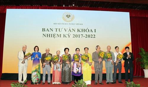 Ra mắt Ban Tư vấn Hiệp hội văn hóa ẩm thực Việt Nam, nhiệm kỳ 2017-2022. Ảnh: Xuân Khu-TTXVN