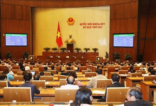 Quốc hội biểu quyết thông qua toàn văn Luật Chăn nuôi ngày 19/11/2018. Ảnh: Phương Hoa - TTXVN
