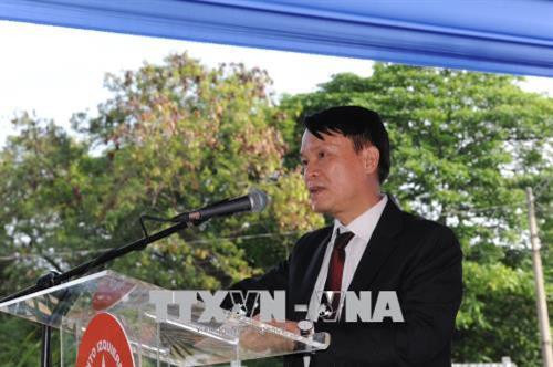 Ông Nguyễn Đức Lợi, Ủy viên Trung ương Đảng, Tổng Giám đốc Thông tấn xã Việt Nam, phát biểu tại buổi lễ. Ảnh: Lê Hà - TTXVN Ông Nguyễn Đức Lợi, Ủy viên Trung ương Đảng, Tổng Giám đốc Thông tấn xã Việt Nam, phát biểu tại buổi lễ. Ảnh: Lê Hà - TTXVN