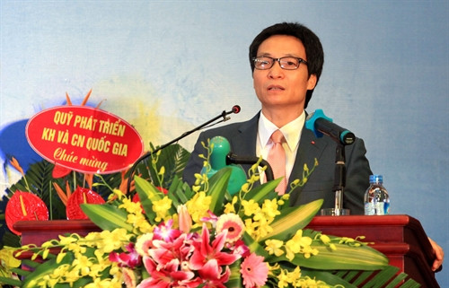 Phó Thủ tướng Chính phủ Vũ Đức Đam phát biểu tại buổi Lễ. Ảnh: Anh Tuấn – TTXVN Phó Thủ tướng Chính phủ Vũ Đức Đam phát biểu tại buổi Lễ. Ảnh: Anh Tuấn – TTXVN