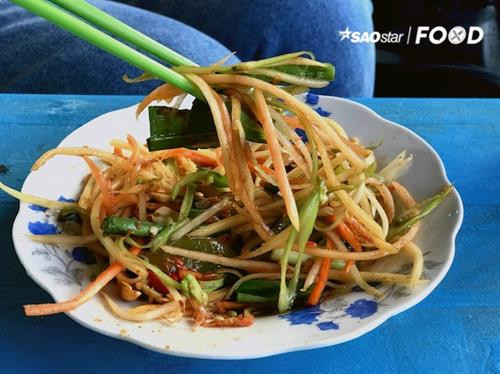 Độc đáo món gỏi đu đủ băm chỉ có ở vùng đất Tri Tôn - An Giang ảnh 3 Độc đáo món gỏi đu đủ băm chỉ có ở vùng đất Tri Tôn - An Giang ảnh 3