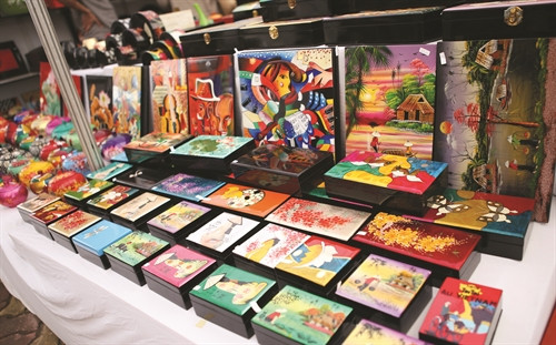 Sản phẩm sơn mài Hạ Thái ngày càng đa dạng