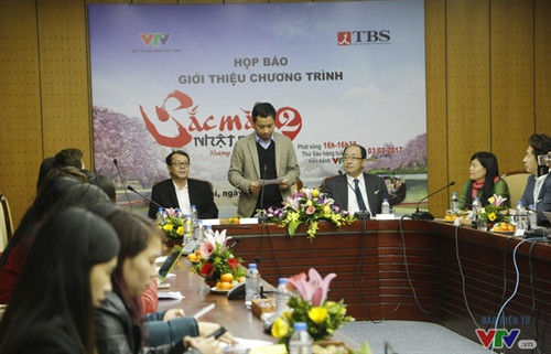 Buổi họp báo giới thiệu "Sắc màu Nhật Bản" mùa 2 được tổ chức tại Đài THVN chiều 12/1 - (Ảnh: VTV) Buổi họp báo giới thiệu "Sắc màu Nhật Bản" mùa 2 được tổ chức tại Đài THVN chiều 12/1 - (Ảnh: VTV)