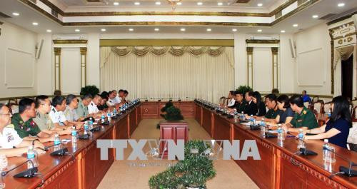 Quang cảnh buổi tiếp. Ảnh: Xuân Khu-TTXVN