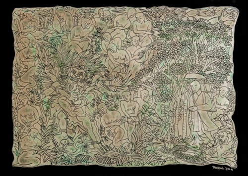 Triển lãm và bán đấu giá tác phẩm mỹ thuật ủng hộ phục dựng nhà Lang ảnh 2