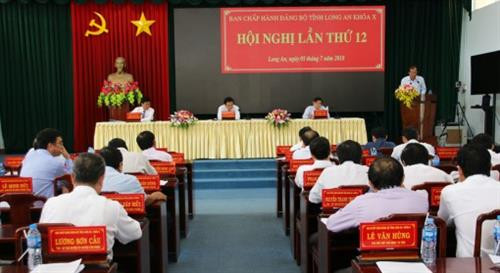 Quang cảnh hội nghị. Nguồn: Báo Long An online Quang cảnh hội nghị. Nguồn: Báo Long An online