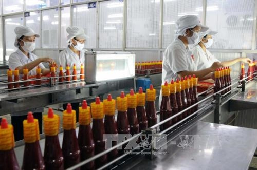 Công nhân Công ty cổ phần thực phẩm cholimex, khu công nghiệp Vĩnh Lộc A, Thành phố Hồ Chí Minh hăng hái, khẩn trương trở lại sản xuất sau kỳ nghỉ Tết Nguyên đán. Ảnh: An Hiếu - TTXVN Công nhân Công ty cổ phần thực phẩm cholimex, khu công nghiệp Vĩnh Lộc A, Thành phố Hồ Chí Minh hăng hái, khẩn trương trở lại sản xuất sau kỳ nghỉ Tết Nguyên đán. Ảnh: An Hiếu - TTXVN