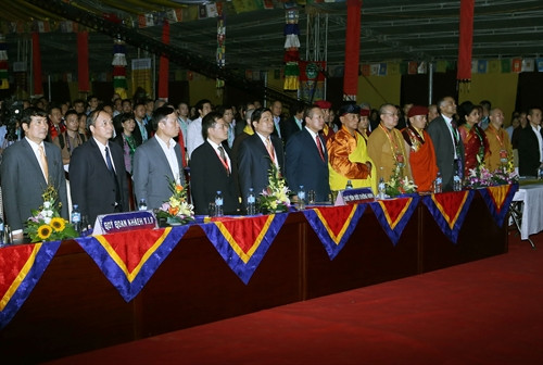 Các đại biểu dự lễ khai mạc. Ảnh: Nguyễn Dân – TTXVN