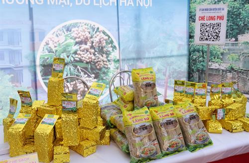 Một số sản phẩm nông sản có thương hiệu của huyện Quốc Oai (Hà Nội).