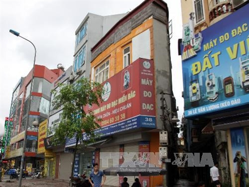 Nhà siêu méo, siêu mỏng chướng mắt Thủ đô ảnh 3