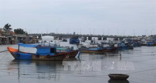 Tầu cá là đối tượng chịu ảnh hưởng nặng nề của các tác nhân môi trường và biến đổi khí hậu - Ảnh: TTXVN