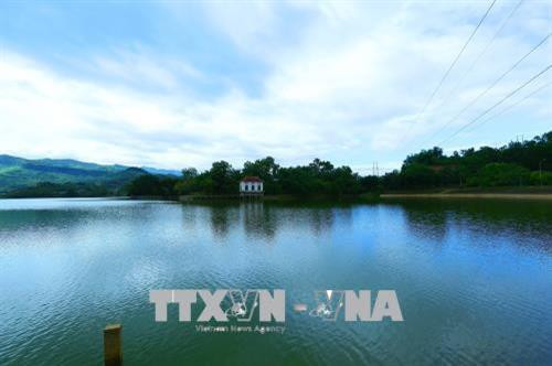 Hồ chứa nước Huổi Phạ. Ảnh: Phan Tuấn Anh - TTXVN