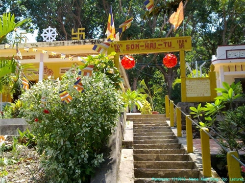 Sơn Hải Tự. Ảnh: Vietnam Atlas