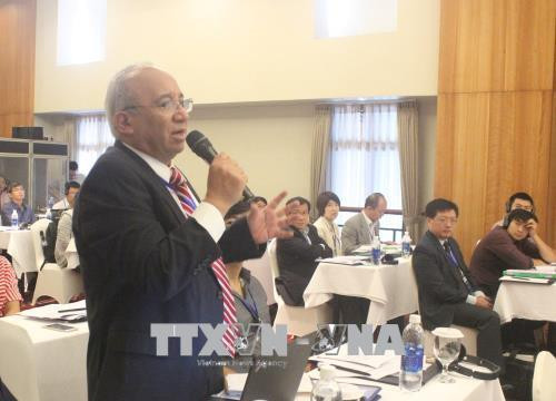 Đại diện Mexico chia sẻ thông tin tại hội thảo. Ảnh: Xuân Anh - TTXVN Đại diện Mexico chia sẻ thông tin tại hội thảo. Ảnh: Xuân Anh - TTXVN