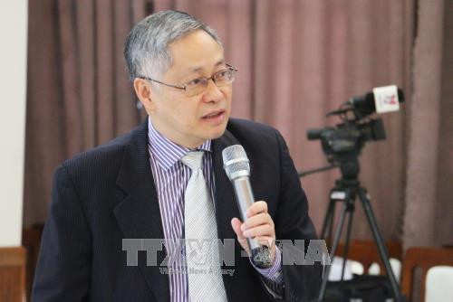 Giám đốc điều hành Ủy hội sông Mê Kông quốc tế Phạm Tuấn Phan phát biểu tại buổi hội nghị. Ảnh Công Mạo-TTXVN Giám đốc điều hành Ủy hội sông Mê Kông quốc tế Phạm Tuấn Phan phát biểu tại buổi hội nghị. Ảnh Công Mạo-TTXVN