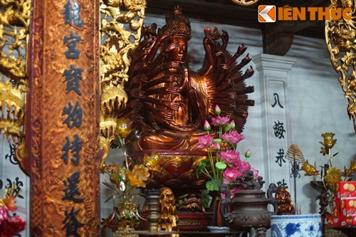 Tới chùa Đào Xuyên ngắm kiệt tác tượng Phật thiên thủ thiên nhãn cổ nhất Việt Nam ảnh 8