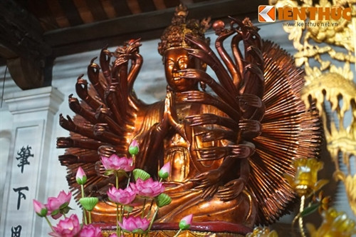 Tới chùa Đào Xuyên ngắm kiệt tác tượng Phật thiên thủ thiên nhãn cổ nhất Việt Nam ảnh 10