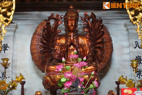 Tới chùa Đào Xuyên ngắm kiệt tác tượng Phật thiên thủ thiên nhãn cổ nhất Việt Nam ảnh 3