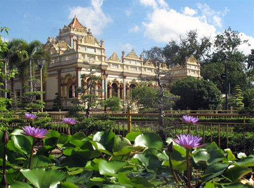 Một góc chùa Vĩnh Tràng Ảnh: Tràng Dương - TTXVN Một góc chùa Vĩnh Tràng Ảnh: Tràng Dương - TTXVN