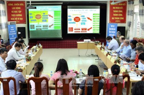 Quang cảnh buổi làm việc. Ảnh: Dương Ngọc – TTXVN