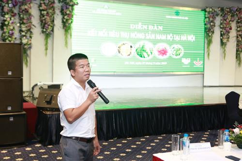 Diễn đàn là nơi để đại diện một số tỉnh, thành phố vùng Nam Bộ chia sẻ những tiềm năng, thế mạnh của nông nghiệp địa phương. Diễn đàn có sự tham dự của đại diện các cơ quan thuộc Bộ Nông nghiệp và Phát triển nông thôn, Sở Nông nghiệp và Phát triển nông thôn Hà Nội, Sở Công Thương Hà Nội, đại diện một số tỉnh Nam Bộ cùng đông đảo các tổ chức, doanh nghiệp, hợp tác xã…