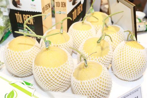 Bên lề diễn đàn, Ban tổ chức còn bố trí không gian giới thiệu những sản phẩm nông sản đặc sản của Hà Nội và các tỉnh, thành vùng Nam Bộ.