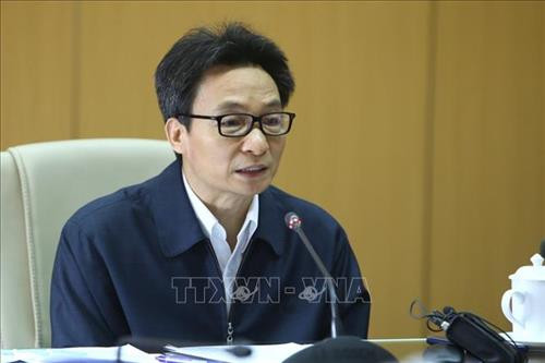 Phó Thủ tướng Vũ Đức Đam, Trương Ban chỉ đạo phát biểu. Ảnh: Minh Quyết - TTXVN